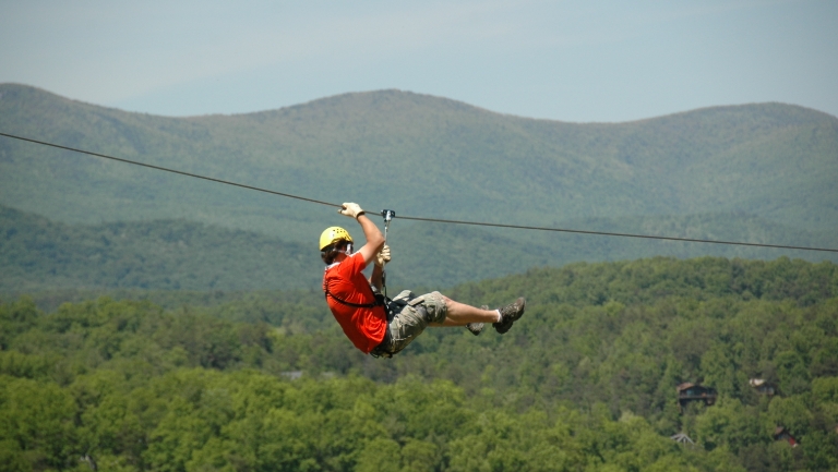 aerial zipline