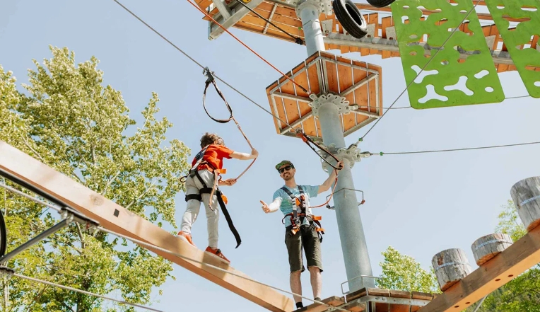 rope runner aerial adventure park