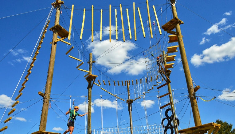 aerial ropes course near me