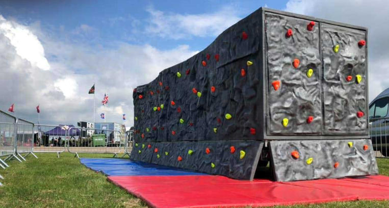 portable rock climbing wall