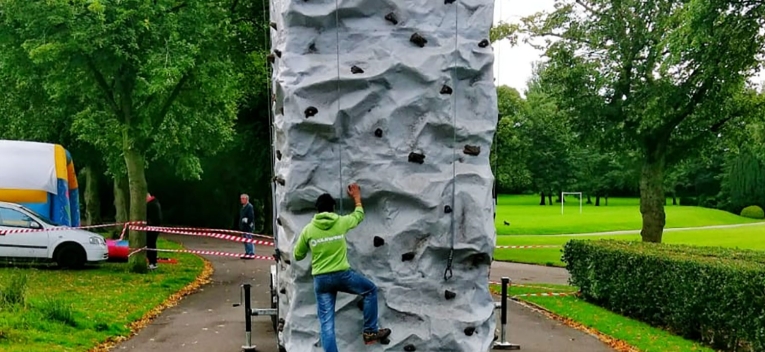 mobile climbing wall
