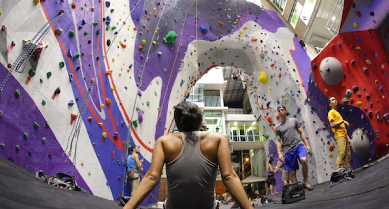 playground climbing wall