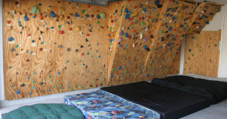 building a climbing wall
