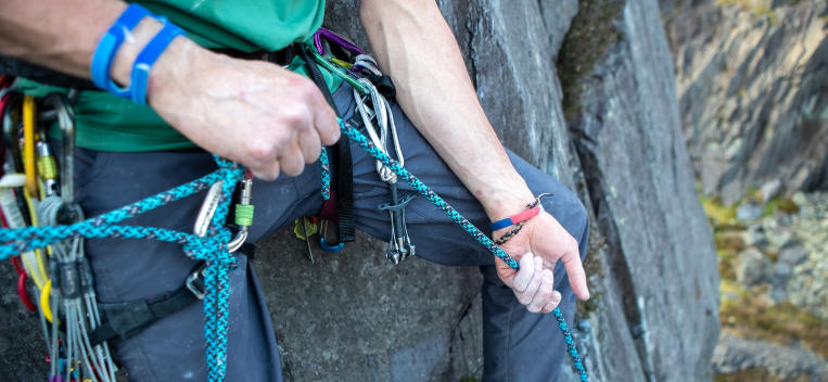 rock climbing ropes