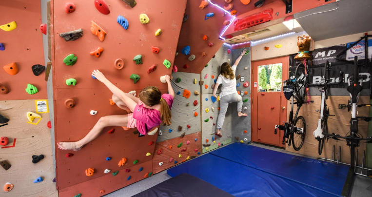 indoor rock climbing wall for home