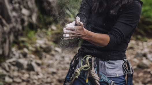 rock climbing chalk