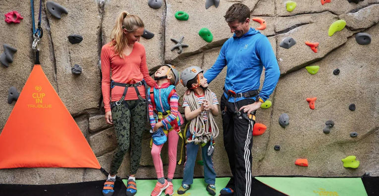 artificial rock climbing wall