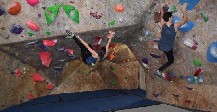 adrenaline rock climbing