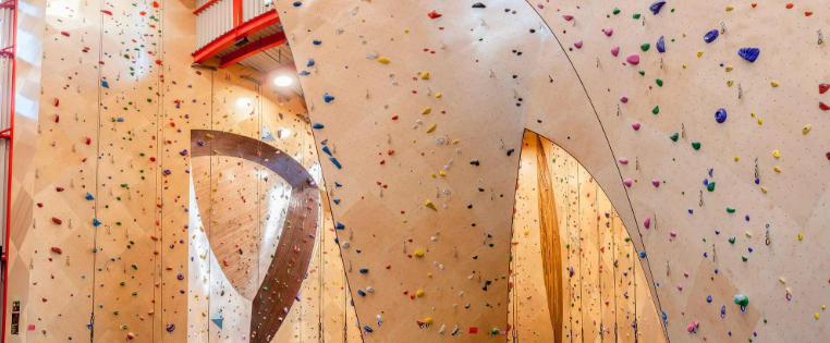 lifetime fitness rock climbing