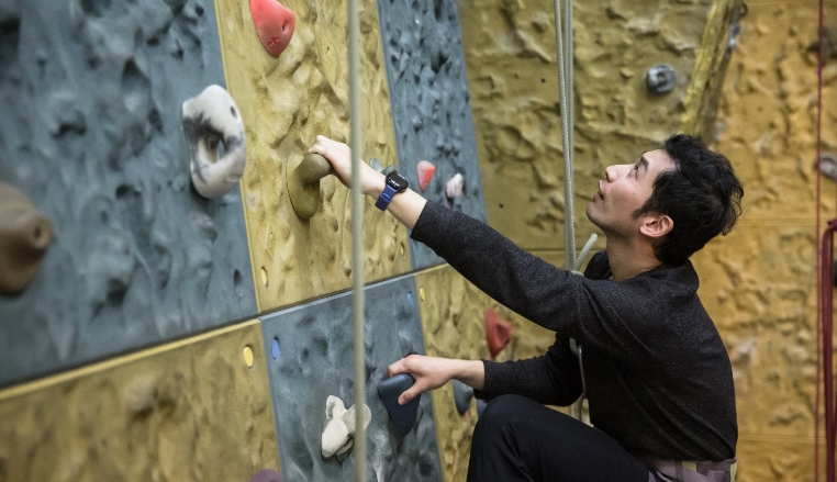 ymca rock climbing wall