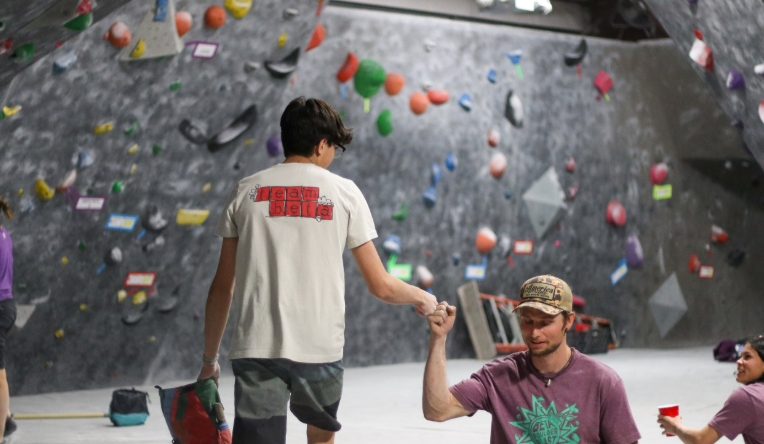 led climbing wall