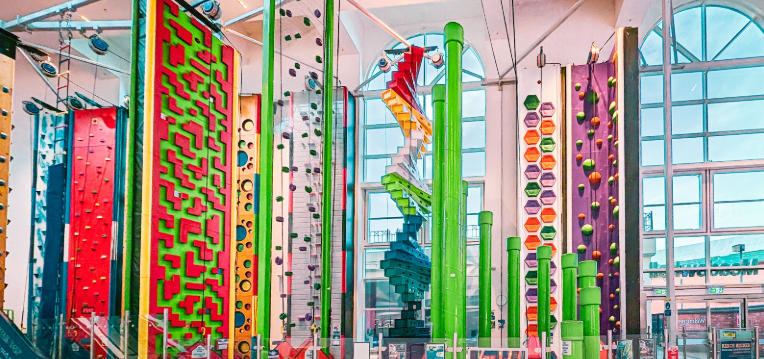climbing wall meadowhall