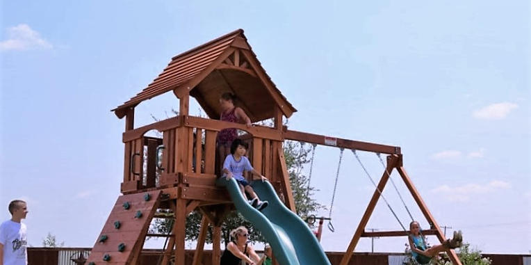 rock wall for playset