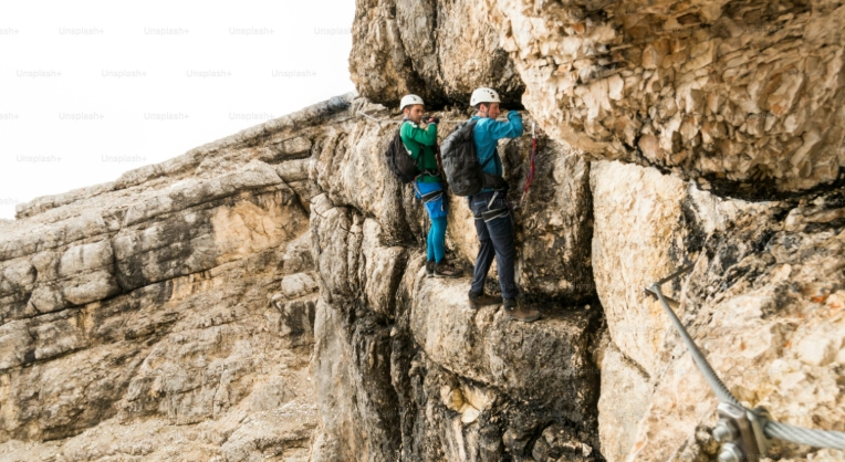 exposure climbing