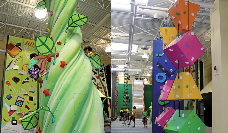 funtopia rock climbing