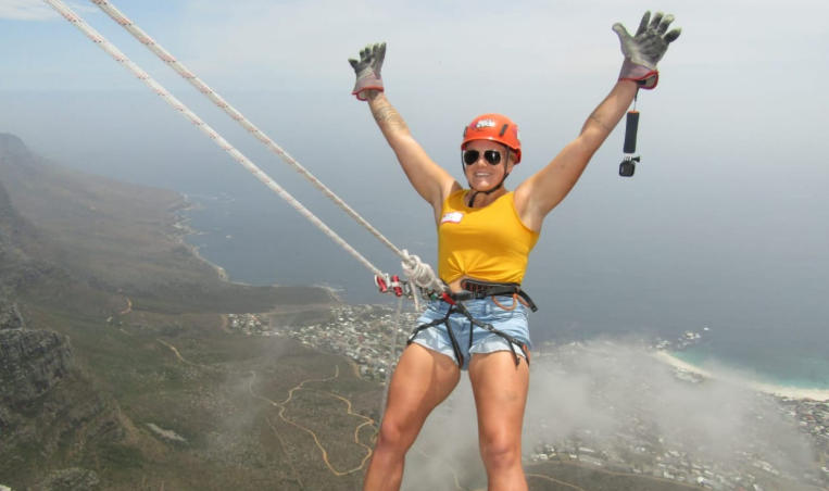go abseiling