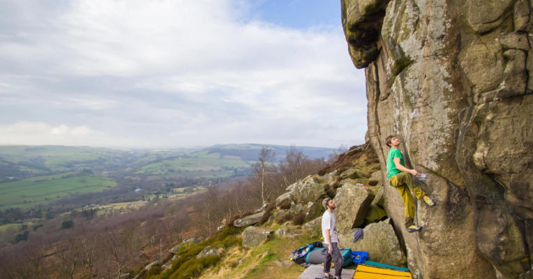 gritstone climbing