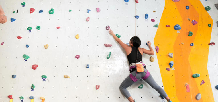 climb a wall