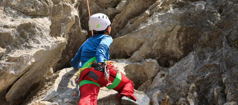 cliff climbing