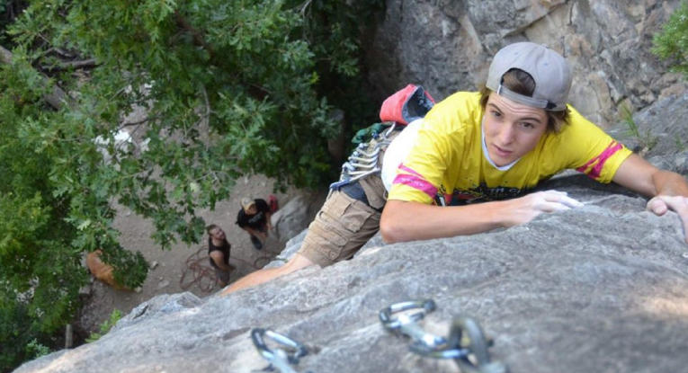 canyon rock climbing