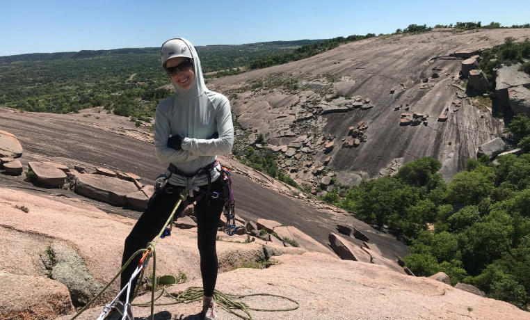 enchanted rock climbing