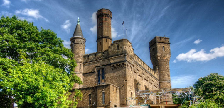 castle climbing wall