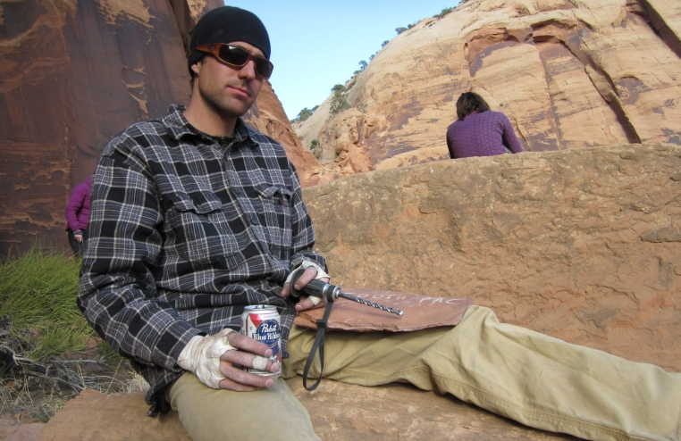dirtbag climber