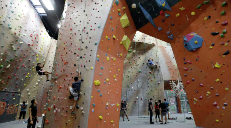 inspire rock climbing