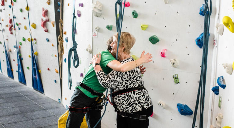 foyle arena climbing wall