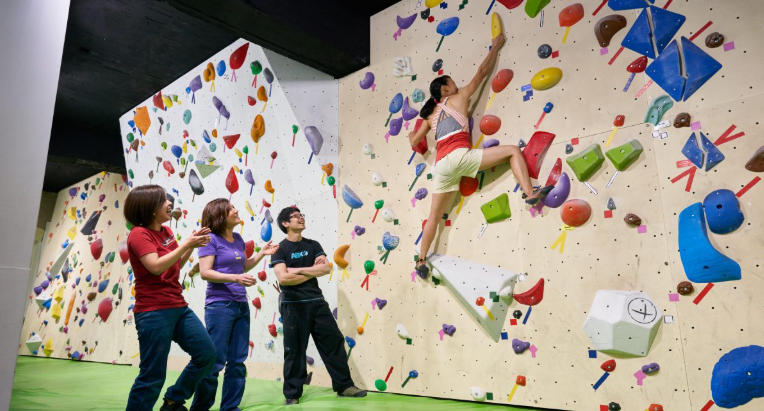 climberʼs rock