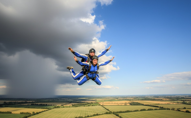 Can You Skydive In The Rain Weather Rules Explained